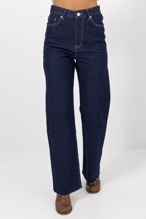 Жіночі джинси Zara Wide Leg - темно-синій цвет, 38р (є розміри)